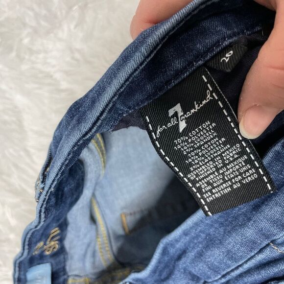 7FAM b(air) The Ankle Skinny destroyed destructed jeans 26 - Picture 7 of 8